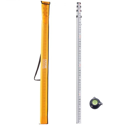 Measuring Rod 14Feet8ths 4 Sections Telescopic Grade Rod 18in w Bag – 31MM