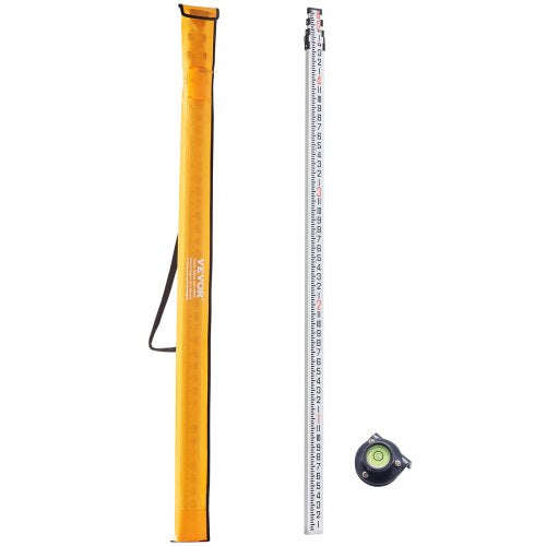 Aluminum Grade Rod 16Feet8ths 4 Sections Telescopic Measuring