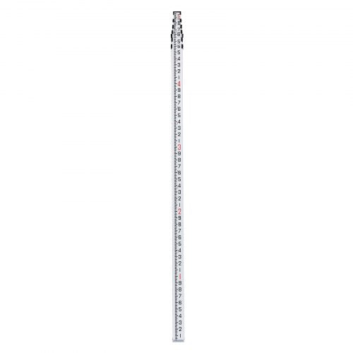 Measuring Rod 25Feet10ths 6 Sections Telescopic Grade Rod 110ft w Bag