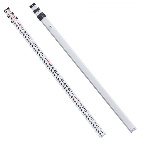 Aluminum Grade Rod 9Feet8ths 3 Sections Telescopic Measuring Rod