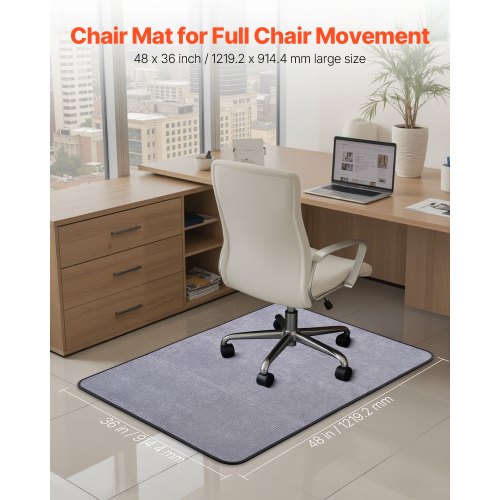 Chair Mat 36 x 48inch Office Chair Mat for Hard Floors Floor Protector