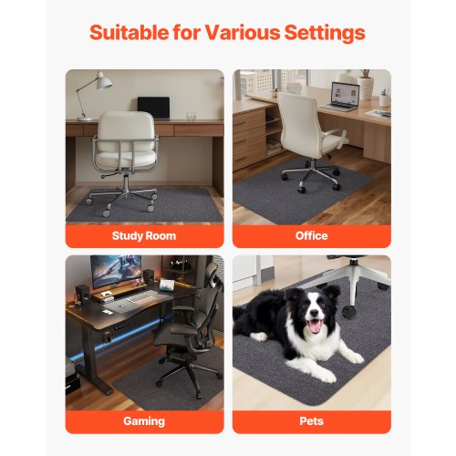 Chair Mat 55 x 35inch Office Chair Mat for Hard Floors Floor Protector