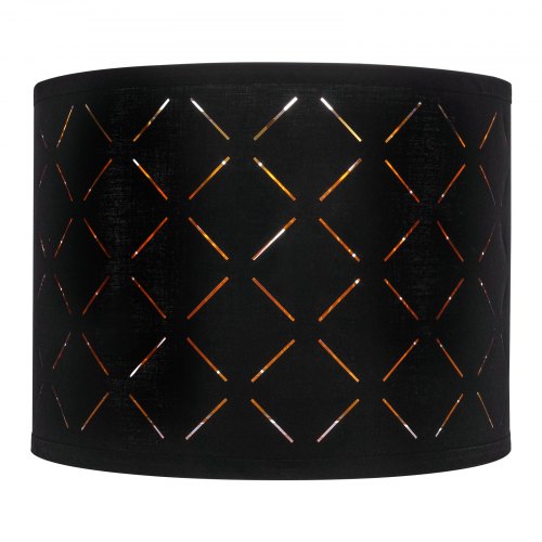 Drum Lamp Shade 2 Set 13 in Top x 13 in Bottom x 10 in High Medium Drum