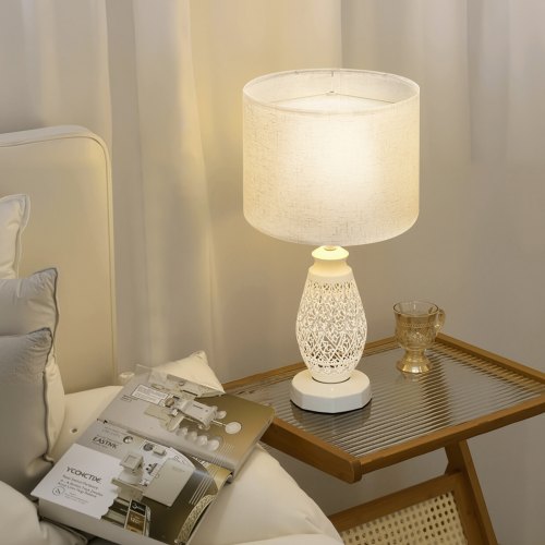 Drum Lamp Shade 13 In Top X Bottom 10 High Medium Linen Lampshade Replacement