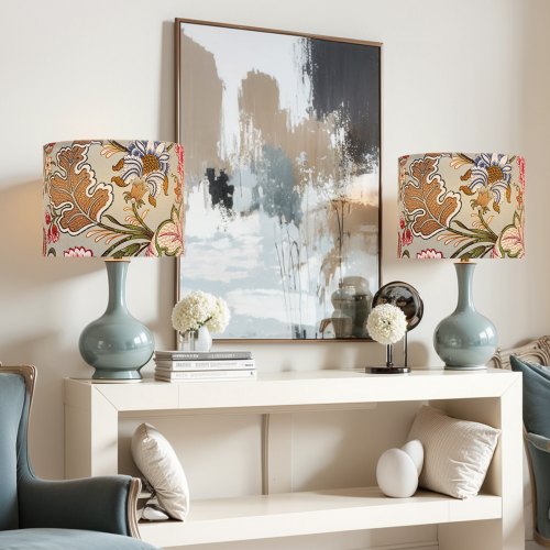 Drum Lamp Shade 2 Set 13 in Top x 13 in Bottom x 10 in High Medium Drum