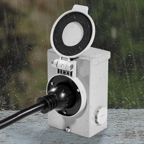 30 Amp Generator Cord and Power Inlet Box Kit 25 FT NEMA L1430PL1430R