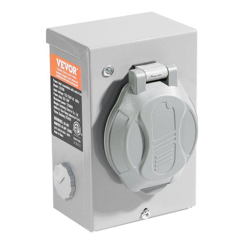 50 Amp Generator Cord and Power Inlet Box Kit 15FT NEMA 1450PSS250R STW
