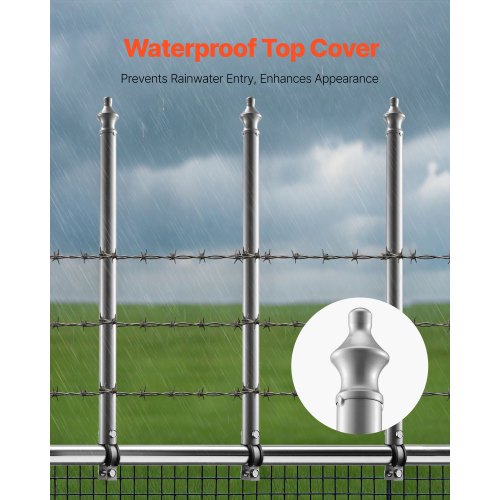 Chain Link Fence Extensions 18 Packs 274 Extension Height Galvanized