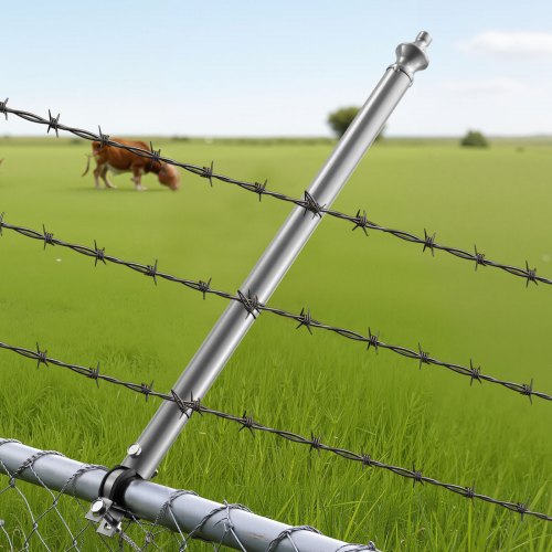 Chain Link Fence Extensions 18 Packs 274 Extension Height Galvanized