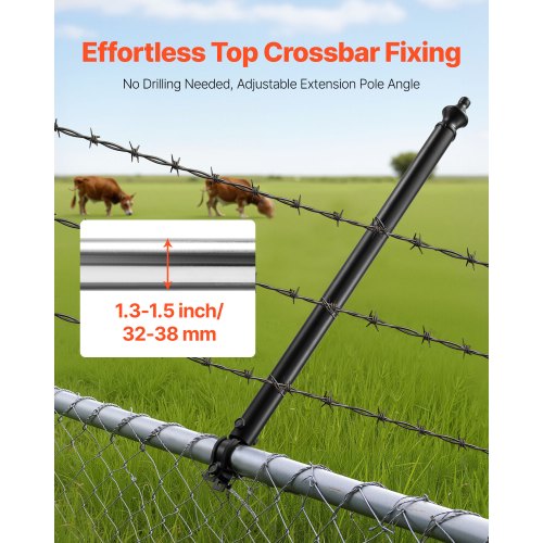 Chain Link Fence Extensions 9 Packs 274 Extension Height Galvanized Post