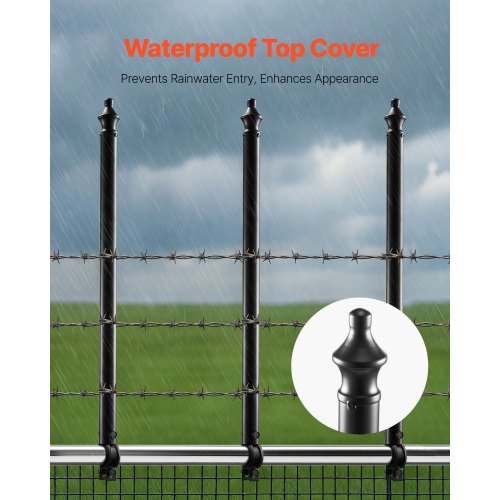 Chain Link Fence Extensions 9 Packs 274 Extension Height Galvanized Post
