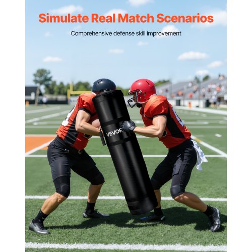 Football Tackling Dummy 47.2 in HighDensity Sponge Blocking Pad Equipment