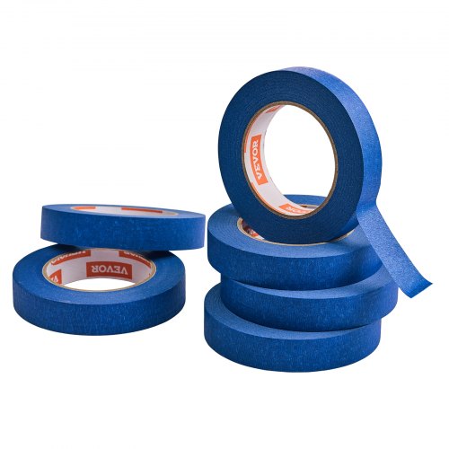 Painters Tape 1 Inch Wide 094 In x 60 Yds 6 Rolls Blue Painter Tape