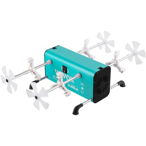 4 Cup Turner 2 Speeds Multiple Tumbler Spinner Rotator Machine Kit with 4