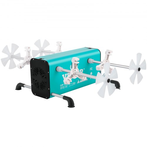 4 Cup Turner 2 Speeds Multiple Tumbler Spinner Rotator Machine Kit with 4