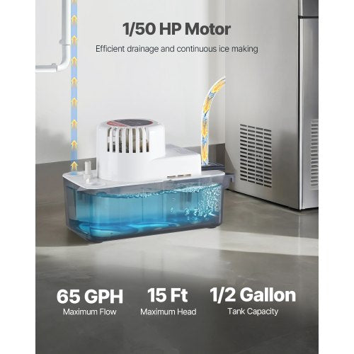 Condensate Removal Pump 150 HP 65 GPH 15 ft Lift 12 Gal Tank Automatic