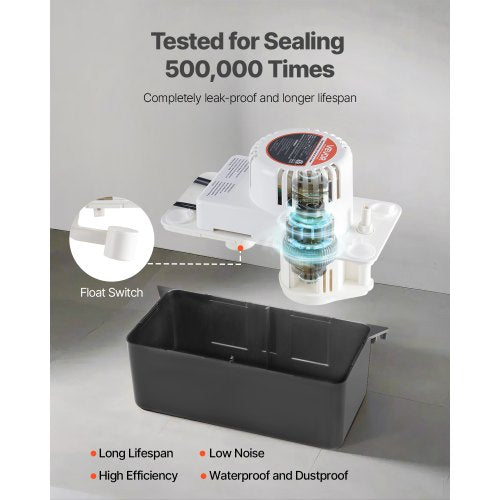 Condensate Removal Pump 150 HP 65 GPH 15 ft Lift 12 Gal Tank Automatic
