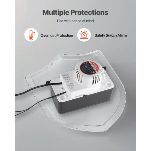 Condensate Removal Pump 150 HP 65 GPH 15 ft Lift 12 Gal Tank Automatic