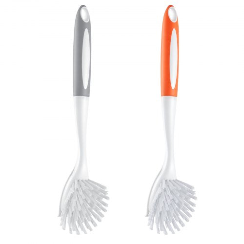 Dish Brush 4 Pack Kitchen Scrub Brushes with PP Handle Dish Cleaning