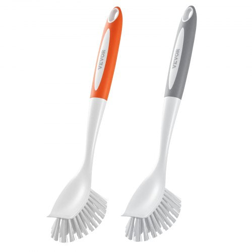 Dish Brush 4 Pack Kitchen Scrub Brushes with PP Handle Dish Cleaning