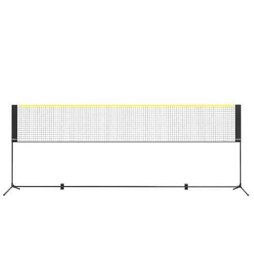 Badminton Net Height Adjustable Volleyball Net 14ft Wide Foldable