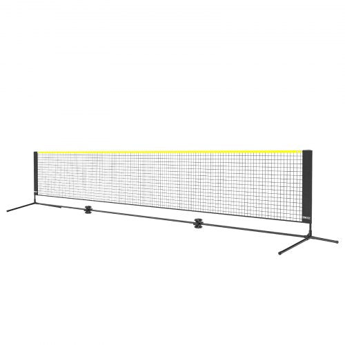 Badminton Net Height Adjustable Volleyball Net 17ft Wide Foldable