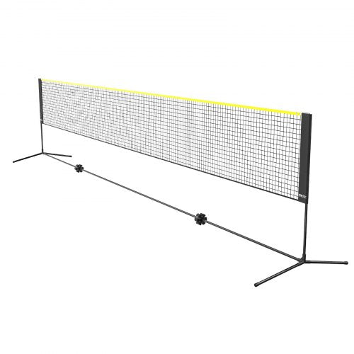 Badminton Net Height Adjustable Volleyball Net 20ft Wide Foldable