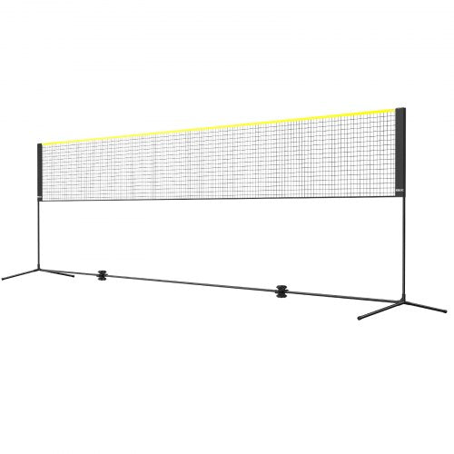 Badminton Net Height Adjustable Volleyball Net 20ft Wide Foldable