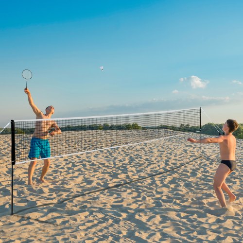 Badminton Net Set Outdoor Backyard Beach Park Badminton Net Portable