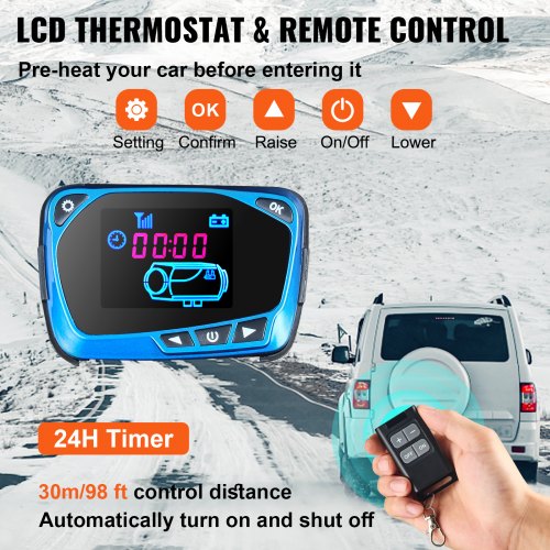 Diesel Air Heater All In one One Air Outlet 8KW Diesel Heater 12V Fast