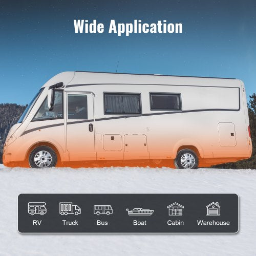 Diesel Air Heater 12V 2KW LCD Display Remote Control for Car Bus RV Indoors