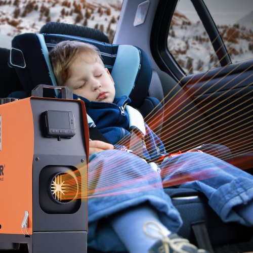 Diesel Air Heater 12V 5KW Allonone Diesel Heater with Remote Control and LCD