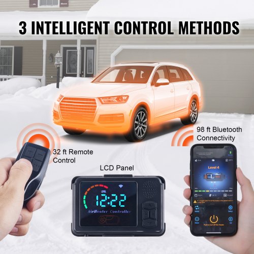 8 KW Diesel Air Heater Bluetooth App Control Allonone Diesel Heater