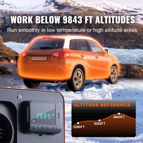 Diesel Air Heater Allinone 12V 5KW LCD Remote Control for Car RV Indoors