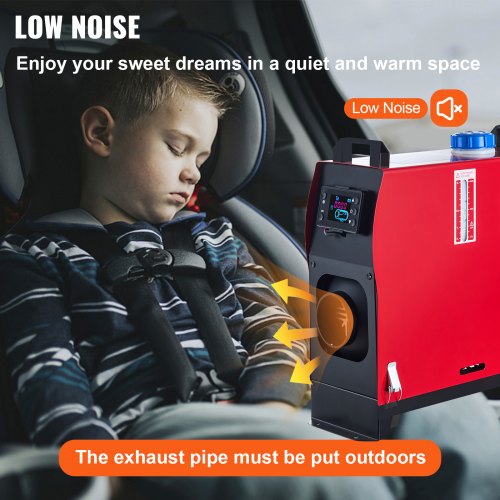 5KW Diesel Air Heater All in One 12V Diesel Parking Heater Silencer 5000W