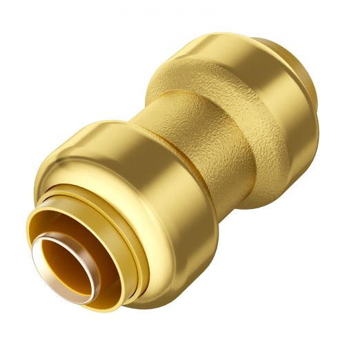 Pipe Fittings 12 12PCS Brass Pipe Fittings StraightThrough PushFit