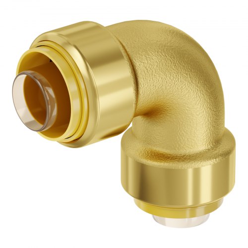 Pipe Fittings 12 12PCS Brass Pipe Fittings Elbow PushFit Pipe Connector