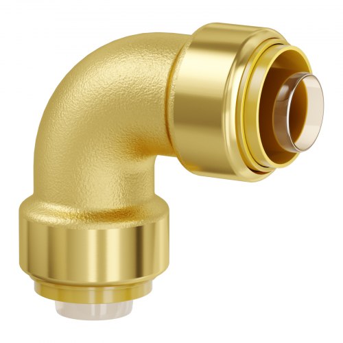 Pipe Fittings 12 12PCS Brass Pipe Fittings Elbow PushFit Pipe Connector