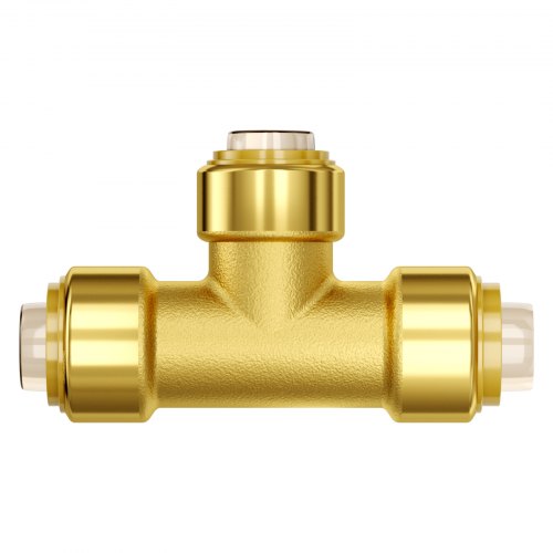 Pipe Fittings 12 12PCS Tee Brass Pipe Fittings PushFit Pipe Connector