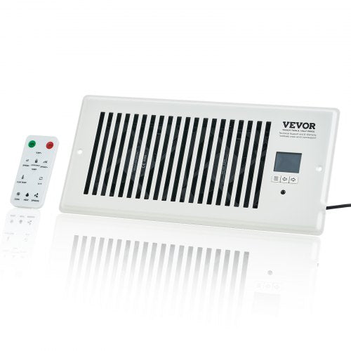 Register Booster Fan Quiet Vent Booster Fan Fits 4” x 10” Register Holes
