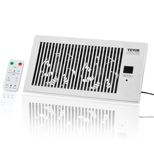 Register Booster Fan Quiet Vent Booster Fan Fits 6 x 12 inch Holes with Remote