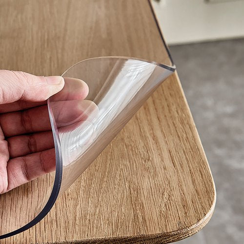 Plastic Table Cover 46x96x008 Transparent PVC Table Protector