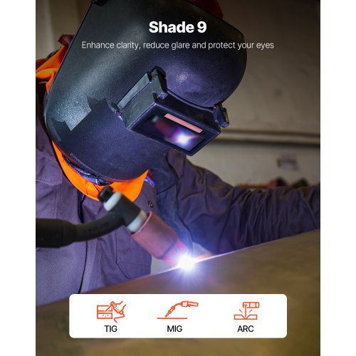 Auto Darkening Welding Lens 425 x 2 Shade 9 True Color Welding Lens with Dual