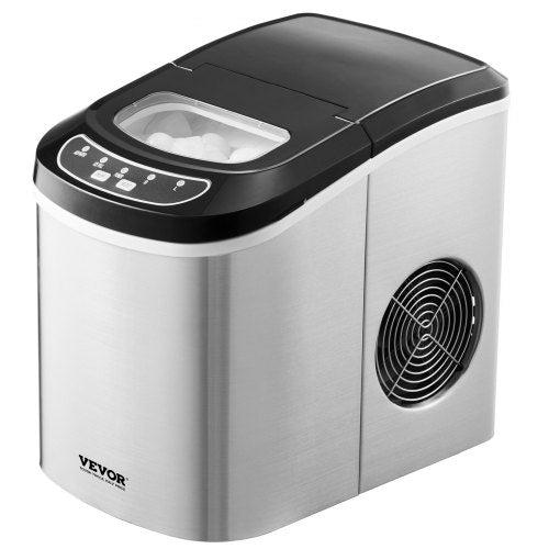 Countertop Ice Maker 9 Cubes Ready in 6 Mins 33lbs in 24Hrs SelfCleaning