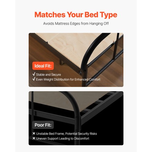 Twin Size Bunkie Board 0.4 in Foldable Bed Board Slats with Connection