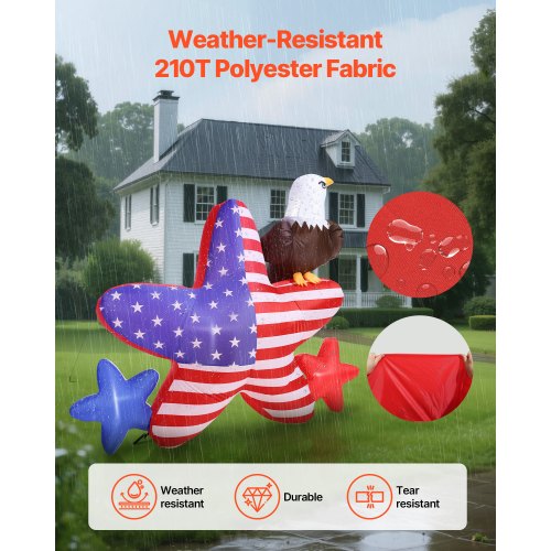 482 ft Patriotic Inflatable Decoration Fourth of July Blow Up Inflatable