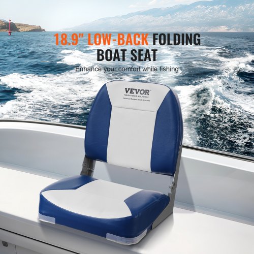 Boat Seat 189 Low Back Boat Seat Folding Boat Chair with Thickened