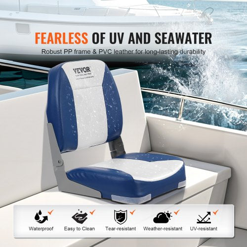 Boat Seat 189 Low Back Boat Seat Folding Boat Chair with Thickened