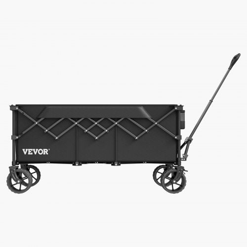 Foldable Wagon with Extended Tailgate 450lbs 300L Large Capacity
