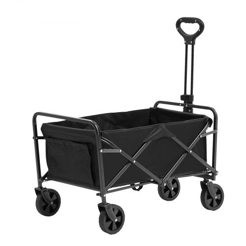 Collapsible Folding Wagon 2 cuft Grass Wagon Cart with AllTerrain 5in
